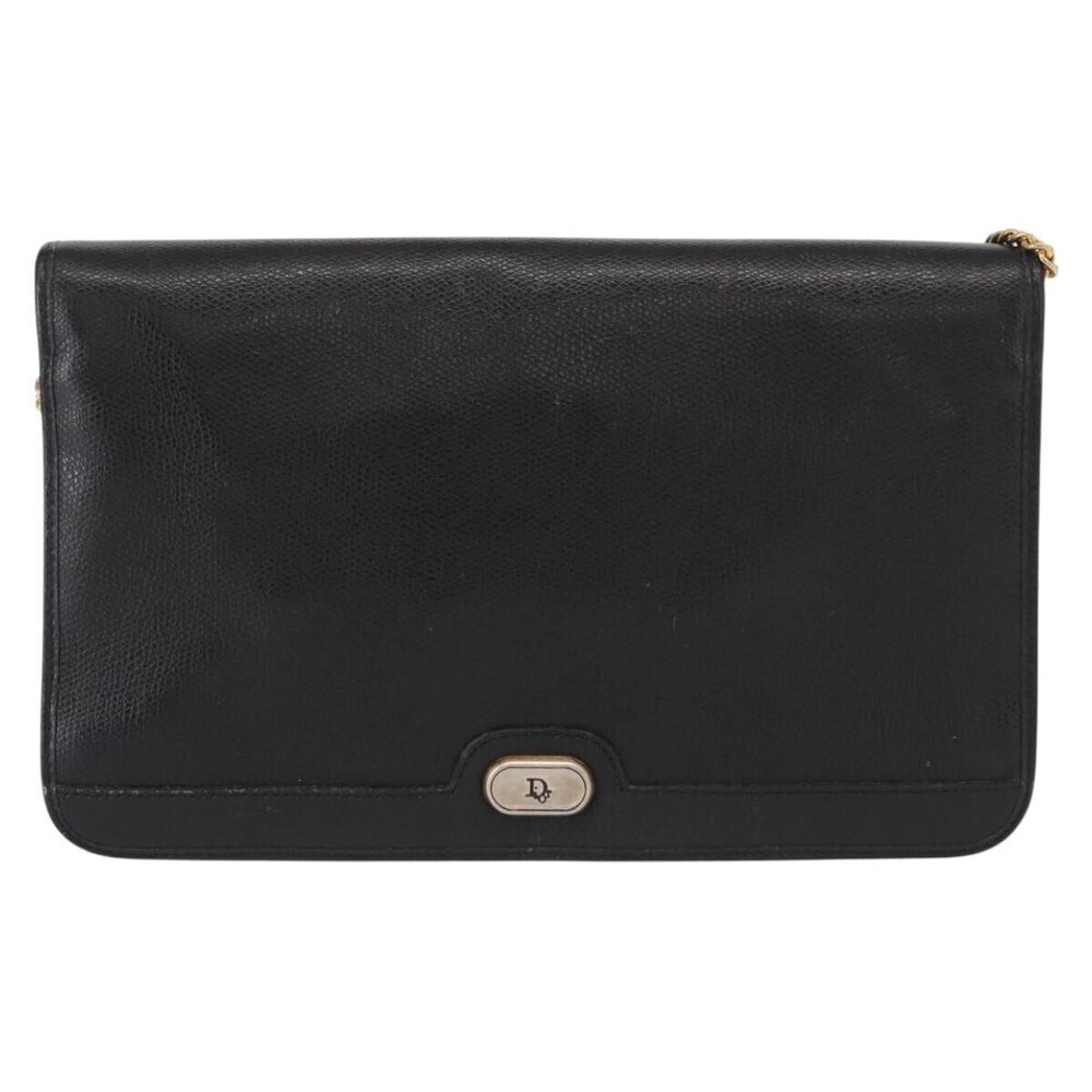 Christian Dior Vintage Chain Flap Leather